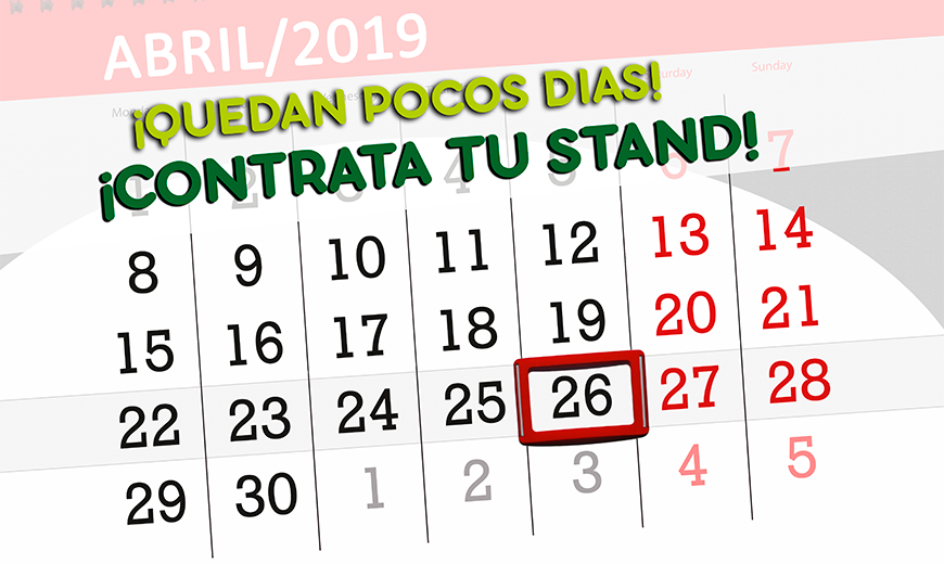 Few days left to hire exhibitors