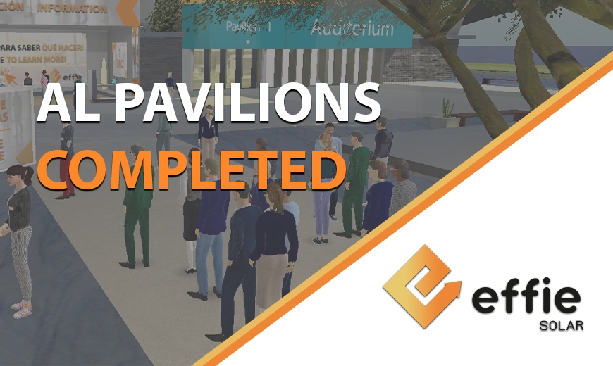 Effie Solar 2020 completes its four pavilions 