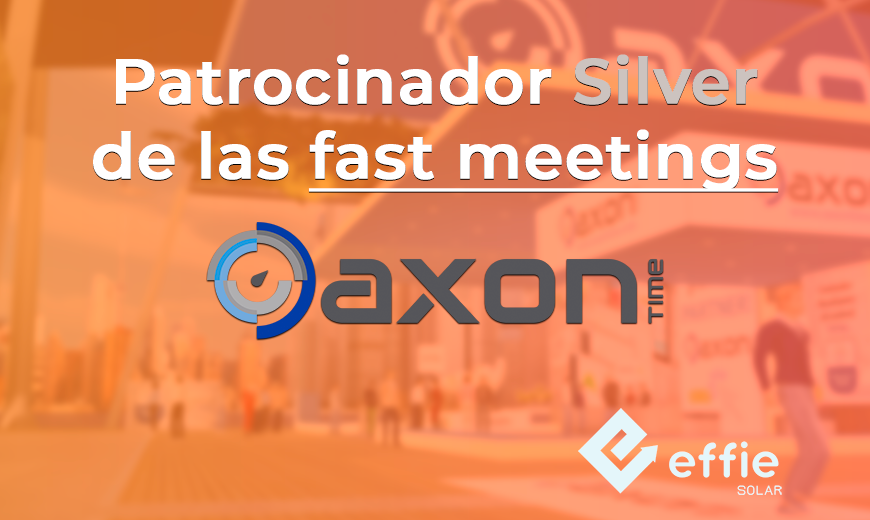 Axon Time se convierte en patrocinador Silver de las novedosas fast meetings