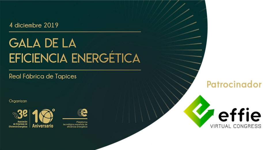 Effie patrocinador de la Gala de la Eficiencia Energética 2019