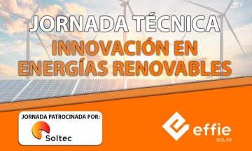 Soltec Patrocinador Oficial de la jornada técnica en Innovación en Renovables y Almacenamiento