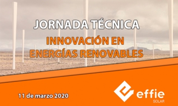 Jornada técnica de innovación en energía renovables EFFIE SOLAR 2020
