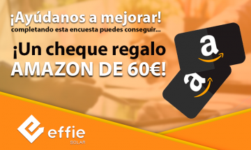Participa en la encuesta de calidad de Effie y gana 60€ para Amazon