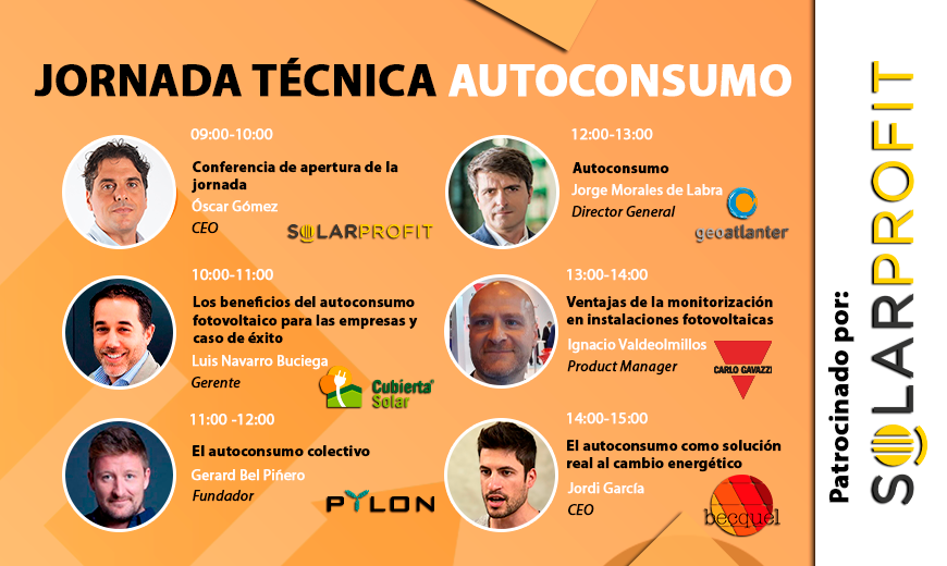 Programa Jornada Técnica de Autoconsumo