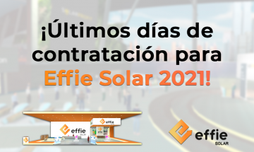 ¿Aún no tienes tu stand para Effie Solar 2021?